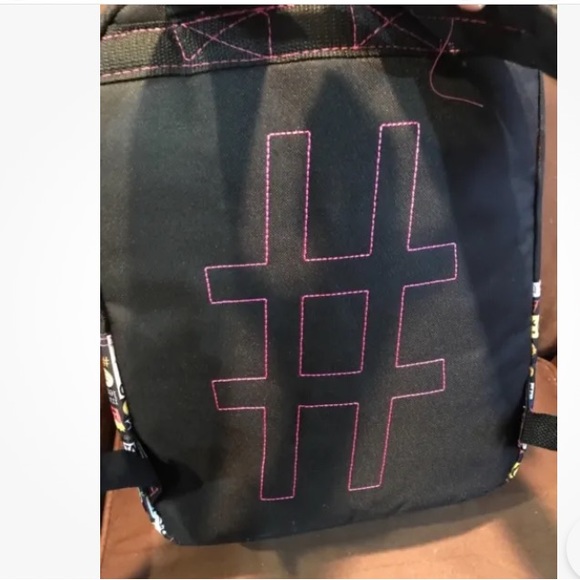 Emojination 16" Multicolor Backpack School bag - Picture 9 of 9